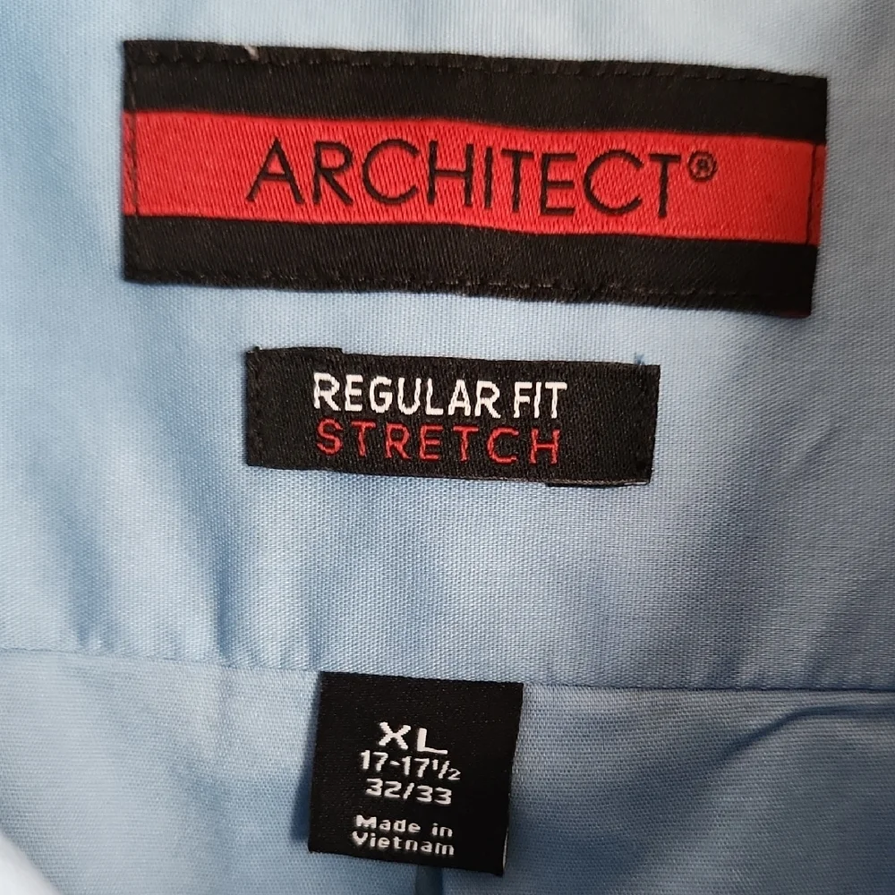 Architect Light Blue Dress Shirt - Picture 4 of 8